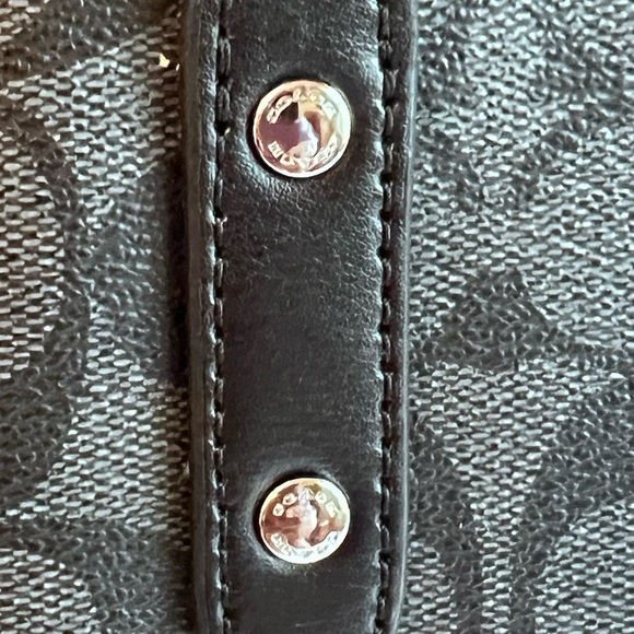 Coach F57842 Signature Drawstring Carryall Shoulder Bag - Picture 12 of 15